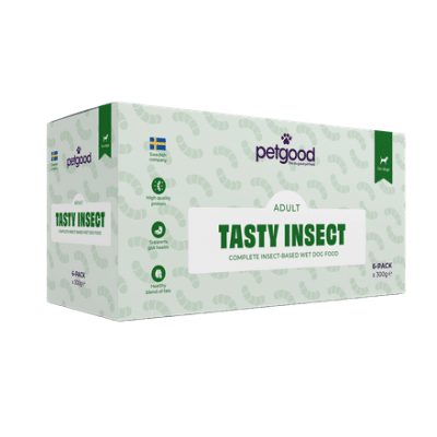 Petgood Insektsbaserat Våtfoder för vuxna hundar 300g 6-p