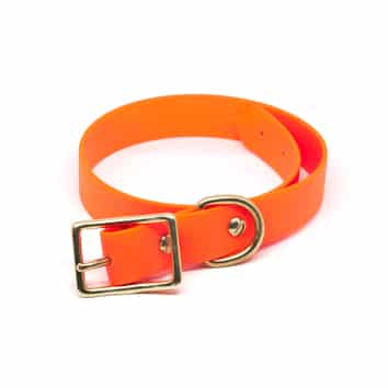 Stilhütte Halsband BioThane Neonorange
