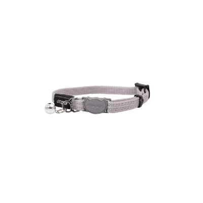 Rogz Alley Cat Halsband Silver XS