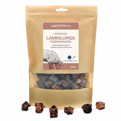 Tassafritt Lammlunga Träningsgodis 80g