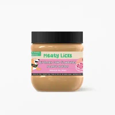 Meaty Licks Birthday cake peanut butter 350g burk