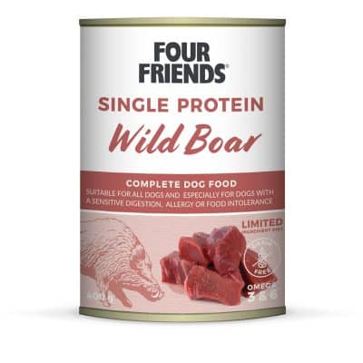 Four Friends Single Protein Wild Boar våtfoder