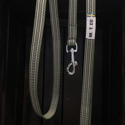 Metizo Koppel Reflex/Antiglid Pistolhake Olivgrön 15mm 3m