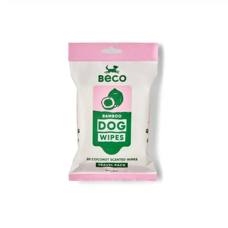 Beco Bamboo Travel Wipes - Coconut Scented - 20 Pack