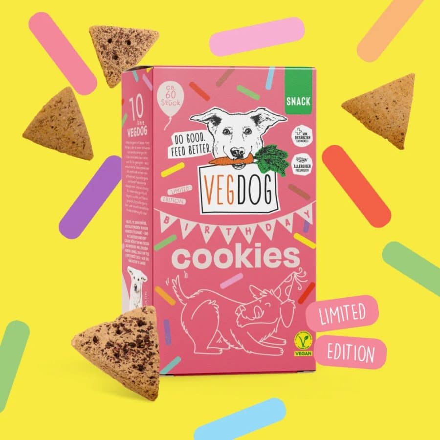 VEGDOG Birthday Cookies