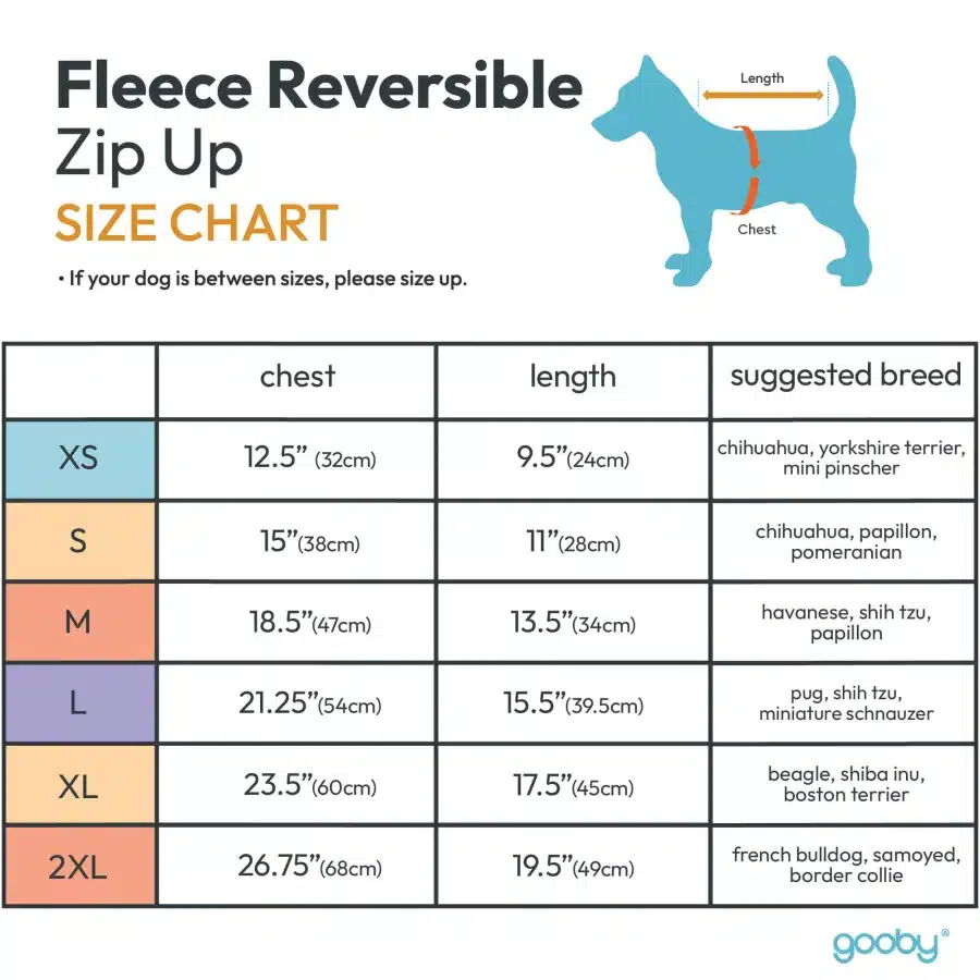 Gooby Fleece Reversible Zip Up Toasted Almond - Bild 4