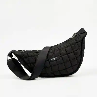 Cocopup London Crossbody Crescent Dog Walking Bag - Onyx