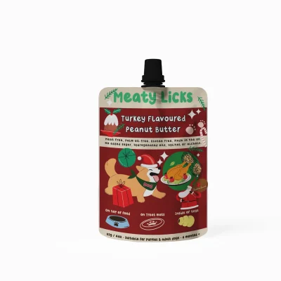 Meaty Licks Roast Turkey Peanut Butter 113g